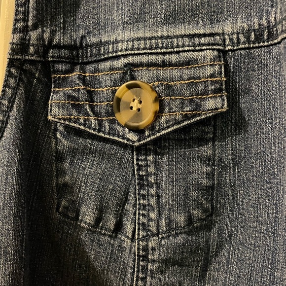CJ BANKS Jean vest 3X NWOT - Picture 4 of 7